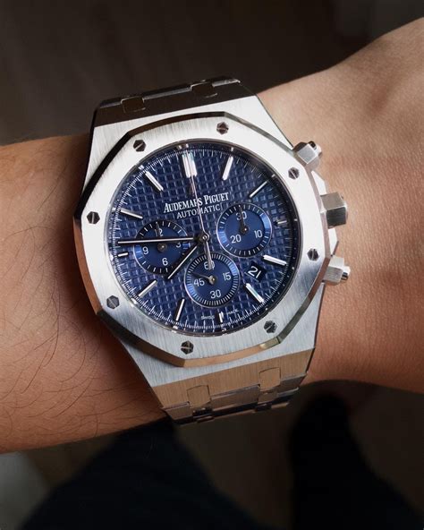 audemars piguet crono acciaio|audemars piguet chronograph.